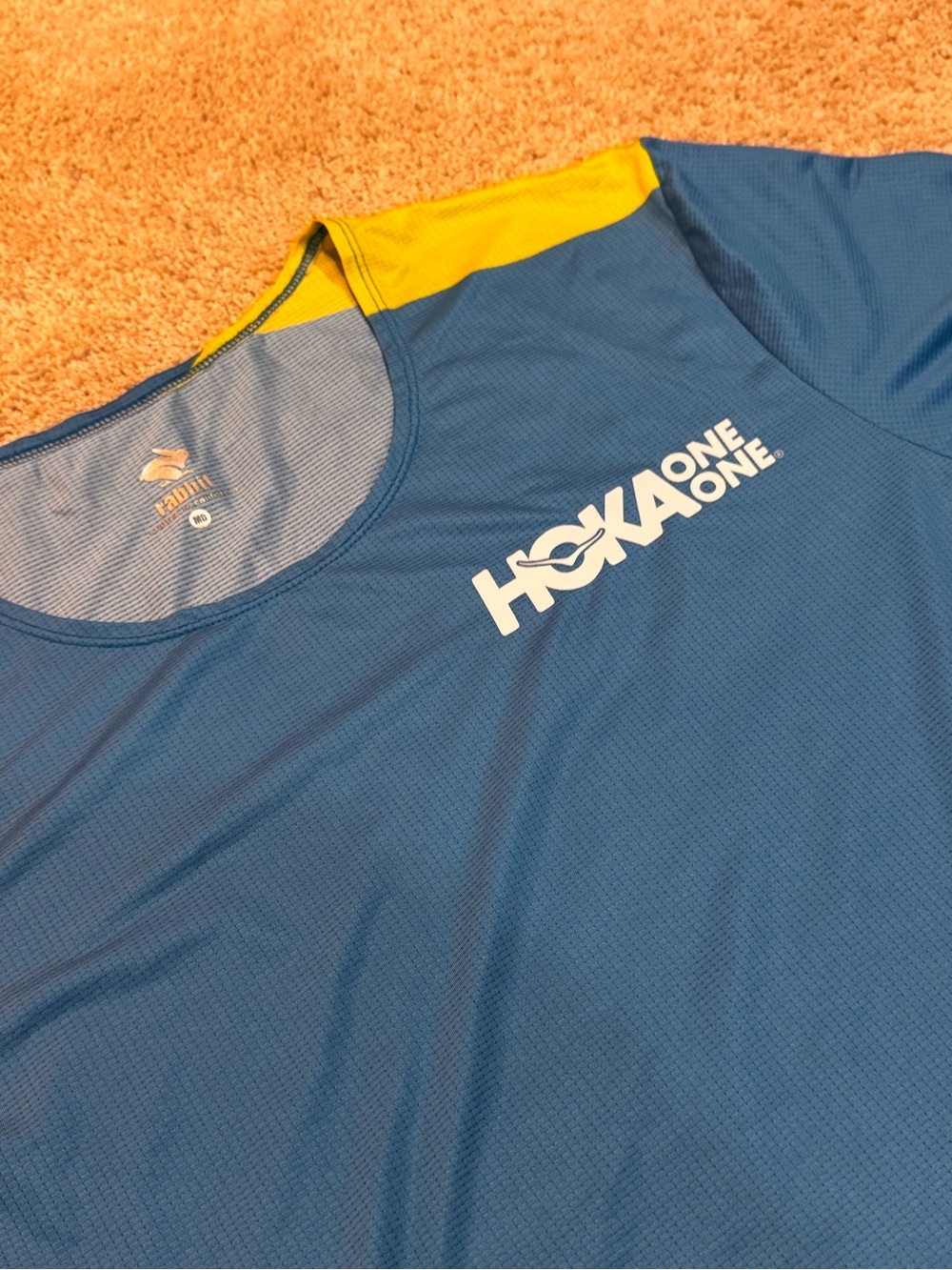 Hoka One One by Rabbit Blue Running Tee - Picture 2 of 4